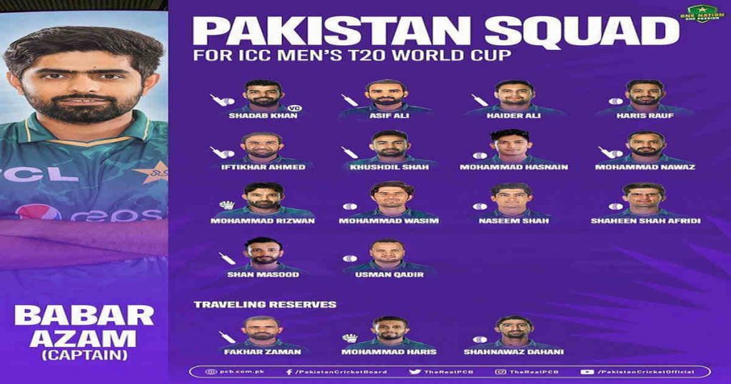 T20 World Cup Pakistan